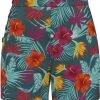 New In Collectif Adriana Tropico 50's Shorts Multi Colour