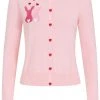 Collectif Jessie Some Bunny To Love 50's Cardigan Pink New In