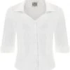 New In Collectif Mona 50's Shirt White