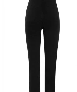 Collectif Tali Cigarette 50's Trousers Black New In