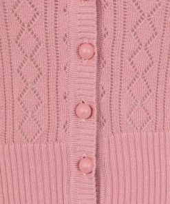 Collectif Linda 40's Cardigan Pink