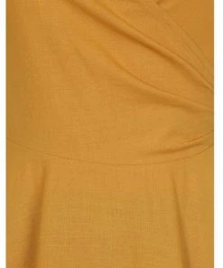 Collectif Maria 50's Swing Dress Mustard