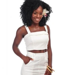 Collectif Giorgia Top White New In