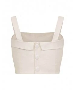 Collectif Giorgia Top White New In