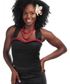 New In Collectif Sadie Top Black