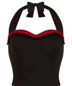 New In Collectif Sadie Top Black