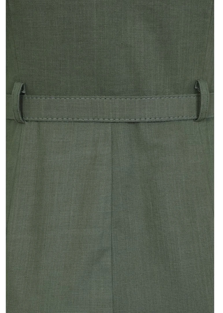 Collectif Caterina Vintage 40's Pencil Dress Olive New In