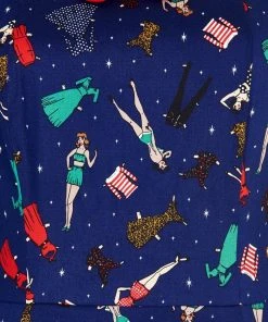 Collectif Willow Paperdoll 50's Swing Jurk New In