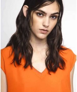 New In Compania Fantastica Dialgati Top Orange