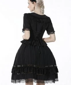 Dark In Love Adore Me 40's Blouse Black