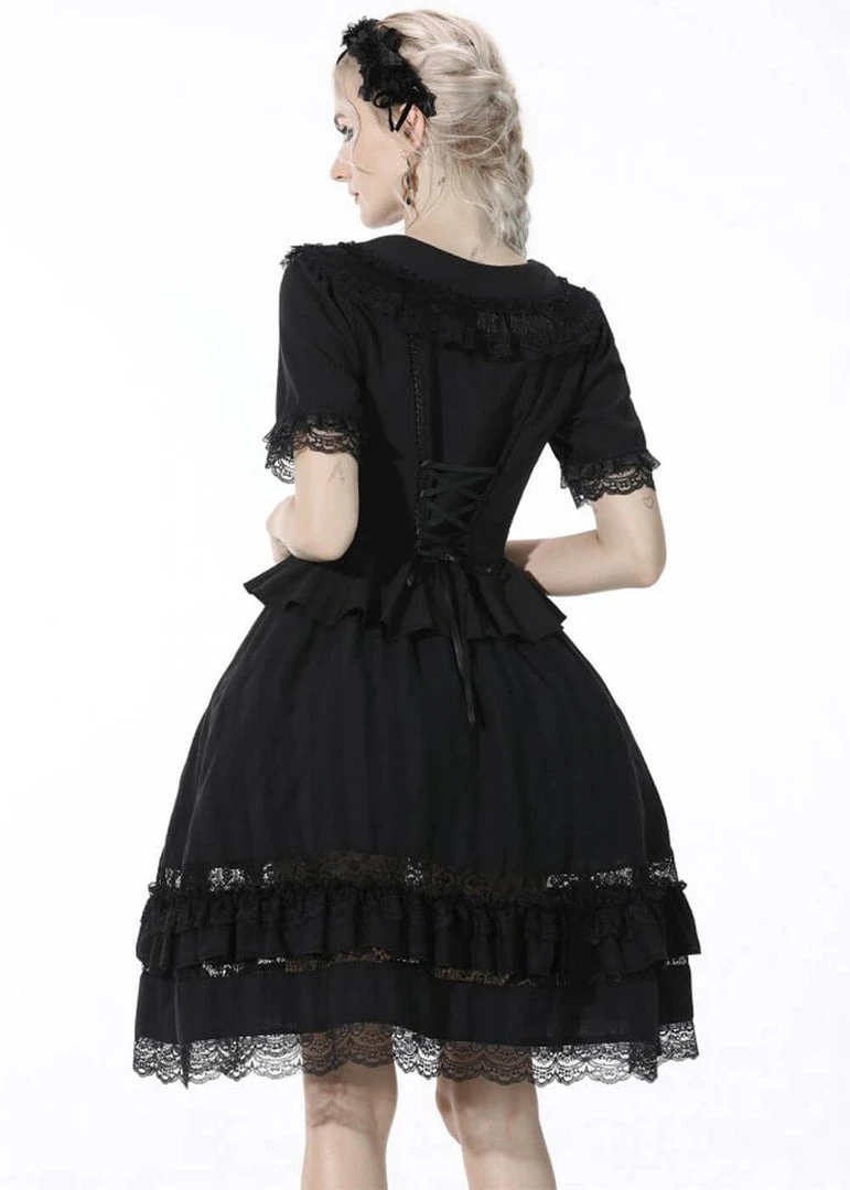 Dark In Love Adore Me 40's Blouse Black