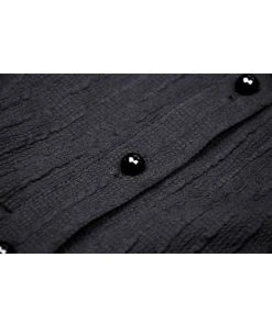 Dark In Love Dreadful 40's Blouse Black New In