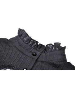 Dark In Love Cross My Heart 40's Blouse Black New In