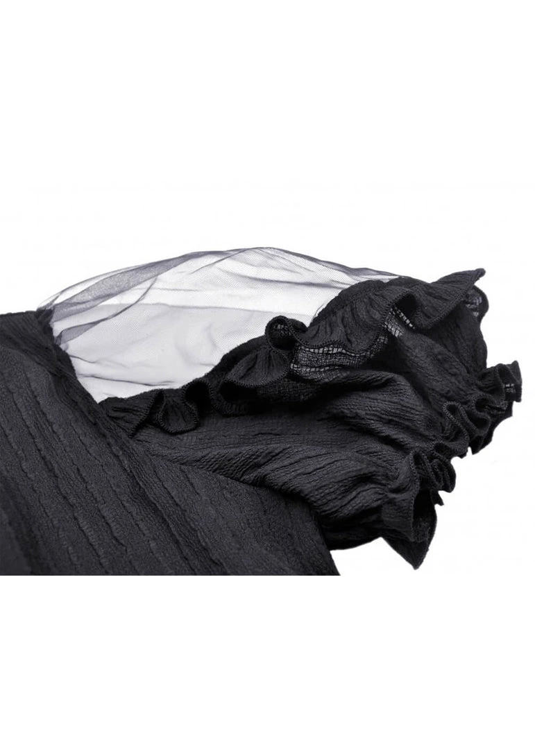 Dark In Love Cross My Heart 40's Blouse Black New In