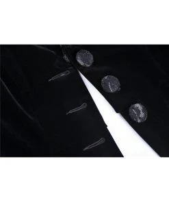 Dark In Love Crimson Peak Velvet Jacket Black New In