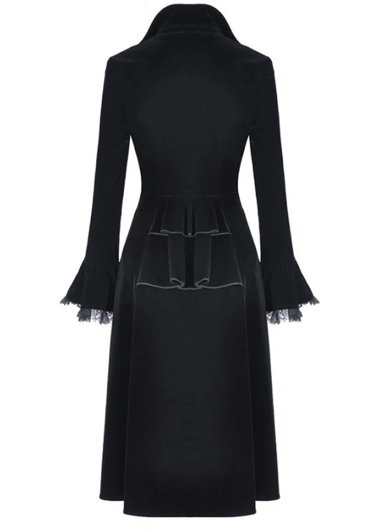 Dark In Love Crimson Peak Velvet Jacket Black New In