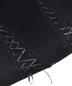 New In Dark In Love Moonlight Sonata Lace Top Black