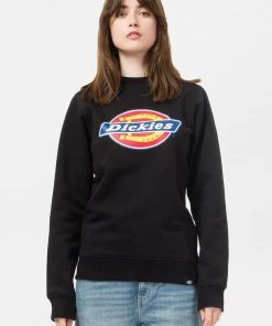 New In Dickies Dames Pittsburgh Sweater Black