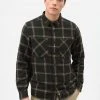 New In Dickies Mens Kuttawa Shirt Olive Green