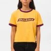 Dickies Ladies Hellier T-Shirt Amber New In
