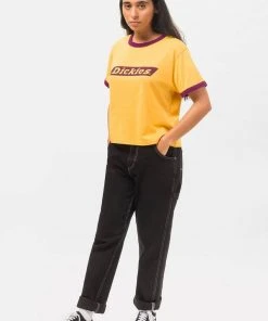 Dickies Ladies Hellier T-Shirt Amber New In