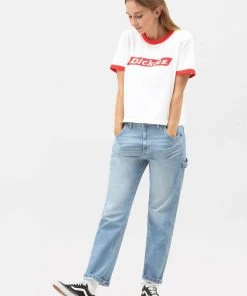 Dickies Ladies Hellier T-Shirt Red
