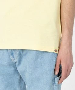 New In Dickies Mens Fircrest T-Shirt Pale Banana Yellow