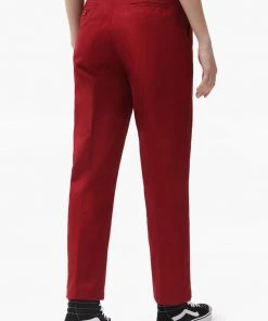 Clothing Dickies Womens Elizaville Trousers In Biking Red
