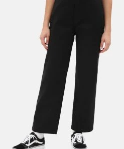 Dickies Womens Elizaville Trousers In Black New In