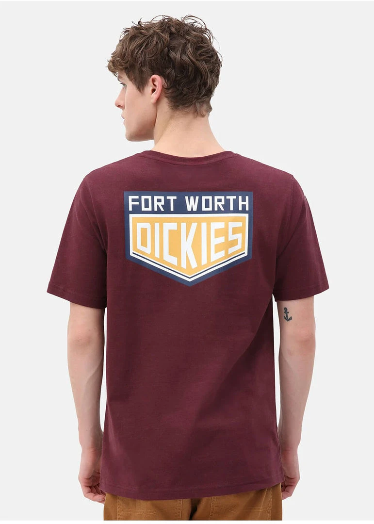 Dickies Men Timberlane T-Shirt Maroon