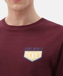 Dickies Men Timberlane T-Shirt Maroon