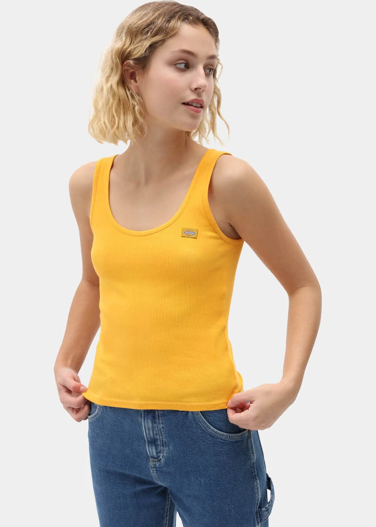 Dickies Women Mapleton Tank Top Cadnium Yellow