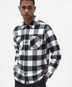 Dickies Men Sacramento Shirt Black New In