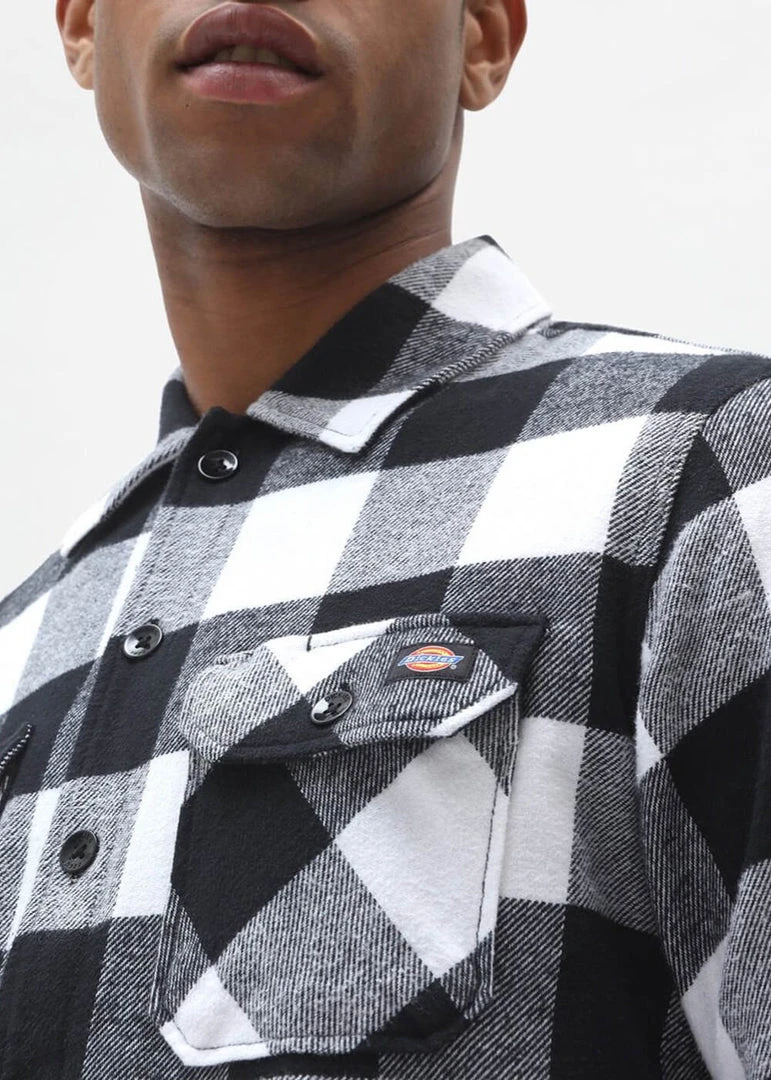 Dickies Men Sacramento Shirt Black New In