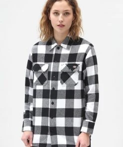 Dickies Men Sacramento Shirt Black New In