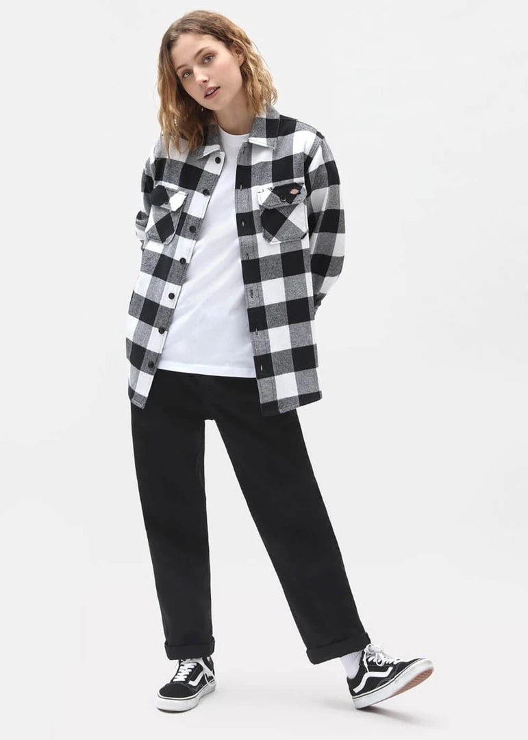 Dickies Men Sacramento Shirt Black New In