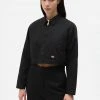 New In Dickies Womens Kiester Cropped Jacket Black