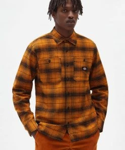 Dickies Heren Evansville Shirt Pumpkin Spice