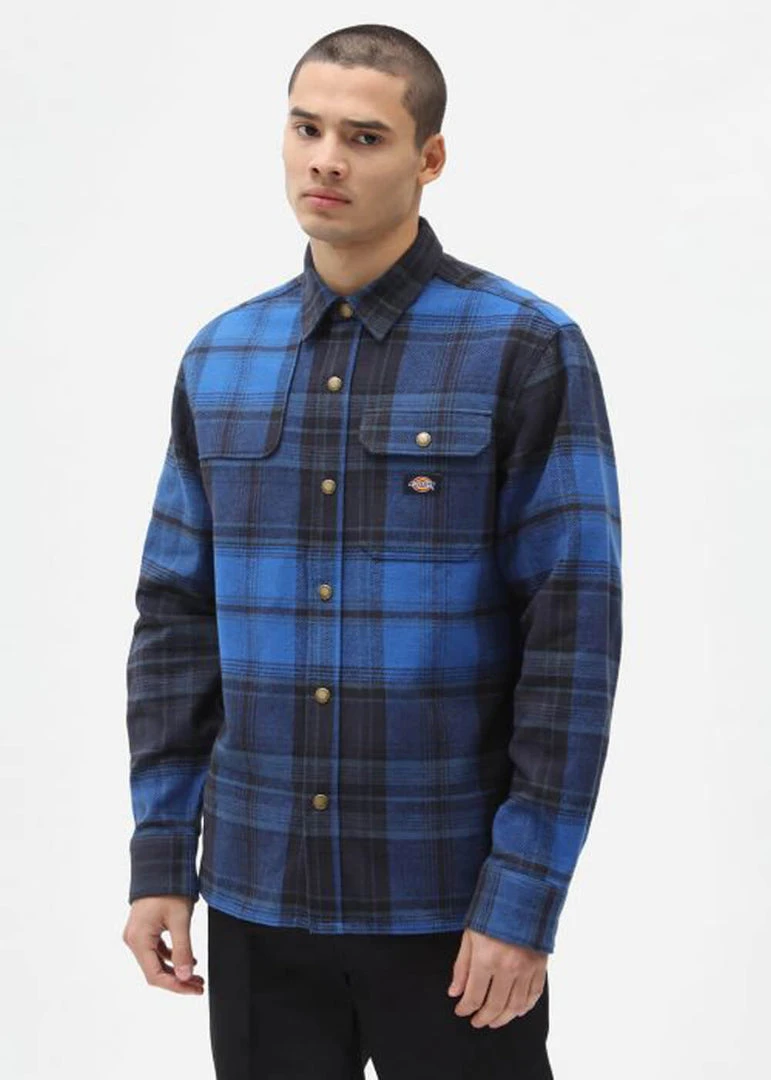 Dickies Men Nimmons Shirt Dark Navy