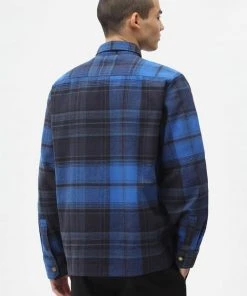 Dickies Men Nimmons Shirt Dark Navy