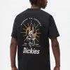 Dickies Mens Bettles Snake T-Shirt Black New In