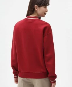 Dickies Womens Saxman Sweater Biking Red New In
