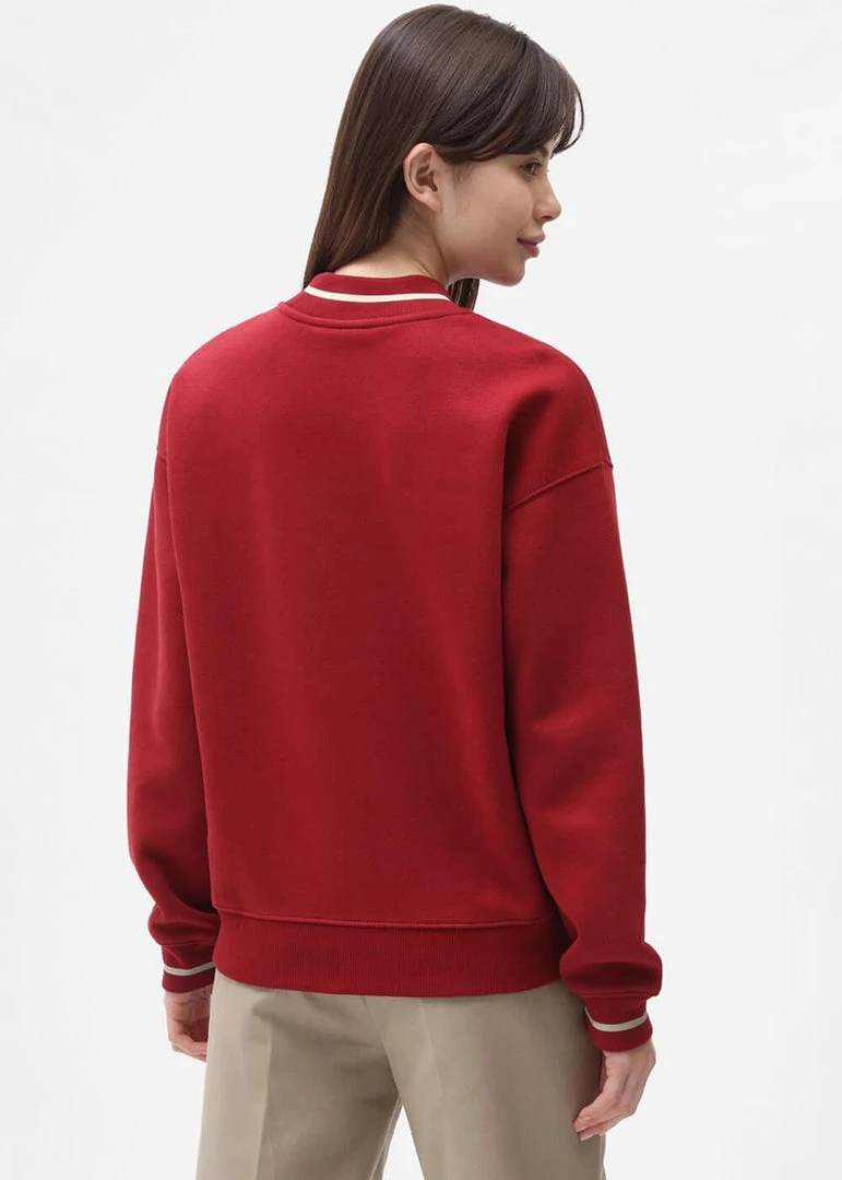 Dickies Womens Saxman Sweater Biking Red New In