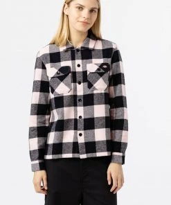 Dickies Women Sacramento Shirt Light Pink New In