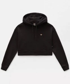 Dickies Women Oakport Cropped Hoodie Black