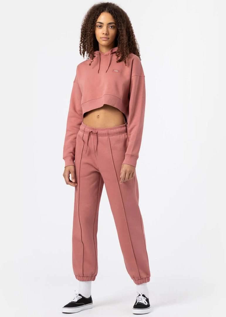 Dickies Women Oakport Cropped Hoodie Pink