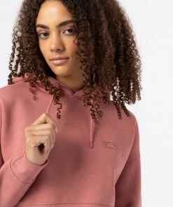 Dickies Women Oakport Cropped Hoodie Pink