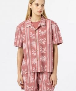 New In Dickies Dames Kelso Shorts Withered Rose Pink