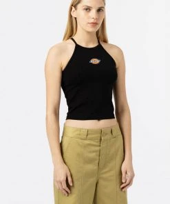 Dickies Dames Chain Lake Vest Top Black New In