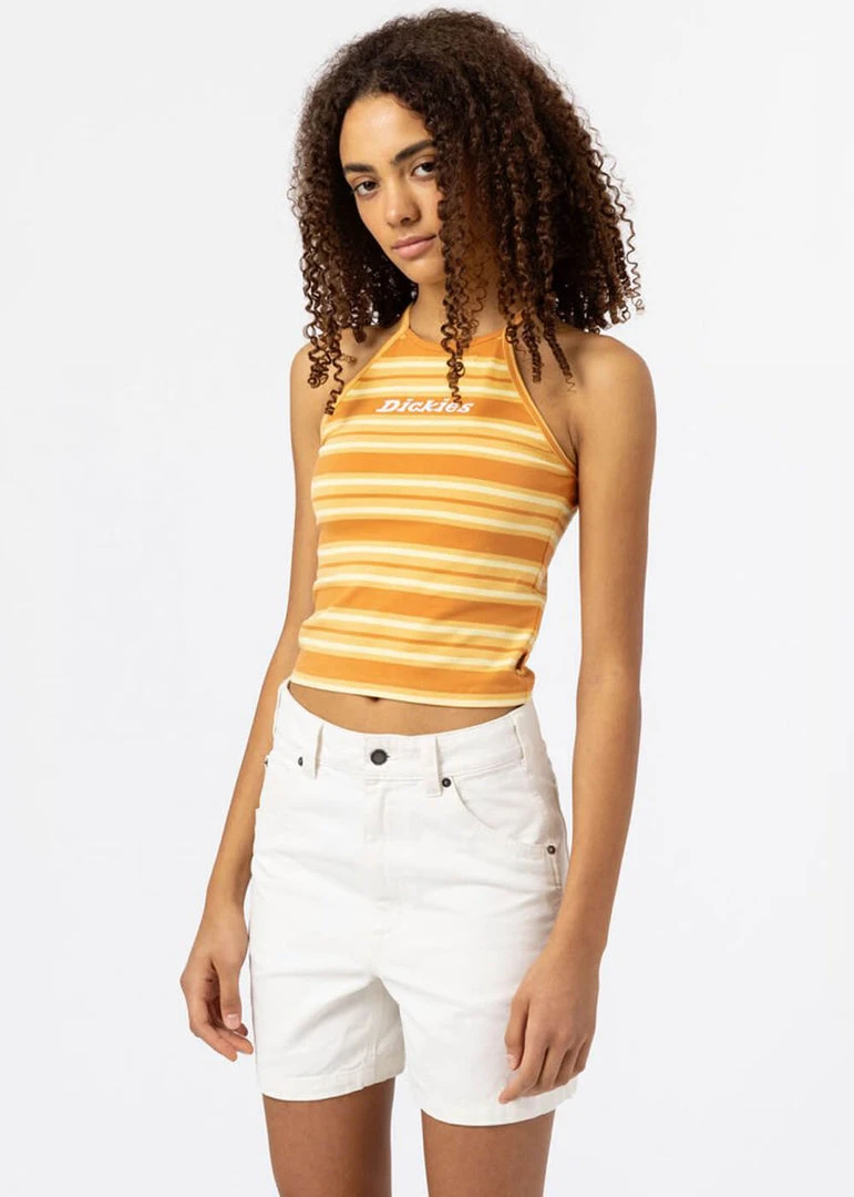 Dickies Womens Lynnwood Vest Top Pale Banana Yellow